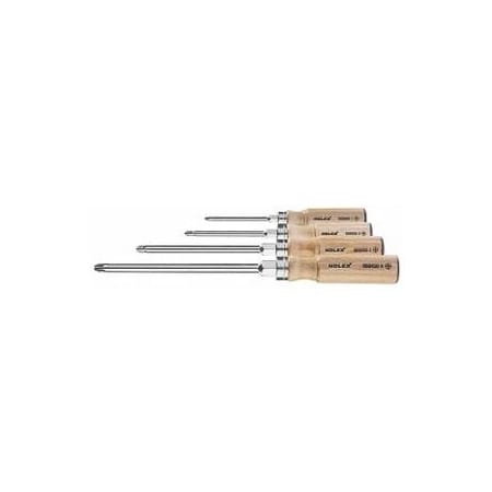 Holex Phillips Screwdriver Set, 4 Pc, #1 - #4 668460 4